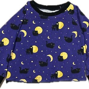 12-18 Popoki Black Cat Sweater